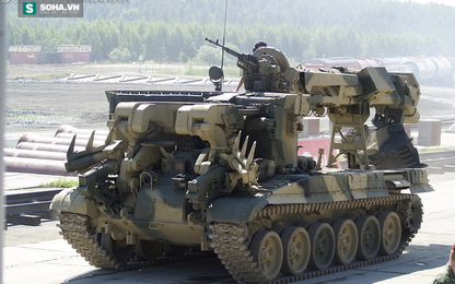 Xe công binh IMR-2M được cử tới Syria để hỗ trợ xe tăng T-90