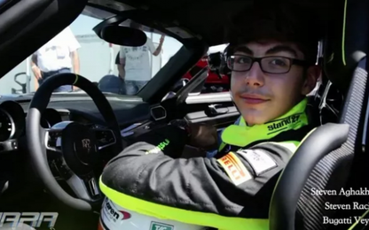Cậu bé 13 tuổi cầm lái Bugatti Veyron đạt tốc độ 322 km/h