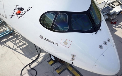 Airbus sử dụng drone kiểm tra máy bay