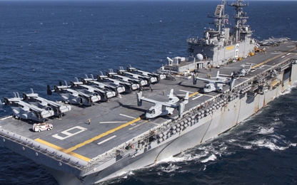 Siêu tàu đổ bộ tấn công của Mỹ khiến Nga chỉ biết ngước nhìn
