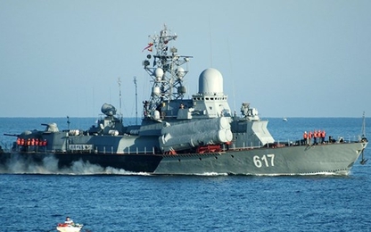 Nga điều tàu tên lửa thứ ba của Hạm đội Biển Đen tới Syria