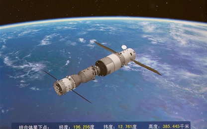 Tàu vũ trụ Thần Châu 11 ghép thành công với trạm Thiên Cung 2
