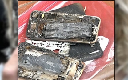 iPhone 7 bắt lửa và phát nổ trên xe hơi