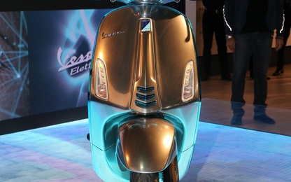 Piaggio giới thiệu scooter điện đầu tiên của mình