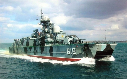 Tàu đệm khí mang tên lửa diệt hạm cực mạnh của Hải quân Nga