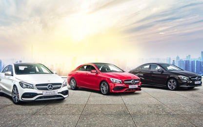 Bộ 3 Mercedes-Benz CLA bản nâng cấp ra mắt thị trường Việt