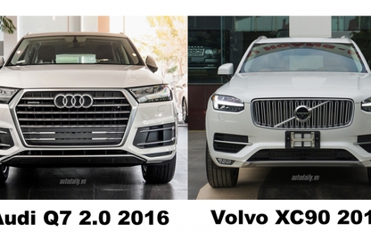SUV 7 chỗ hạng sang giá hơn 3 tỷ: Chọn Audi Q7 hay Volvo XC90?