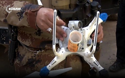 IS đã dùng máy bay điều khiển để thả lựu đạn từ xa