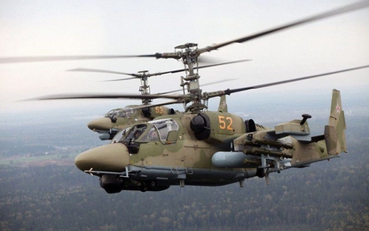 Trực thăng tấn công thuộc Top 5 vũ khí nguy hiểm nhất của Nga
