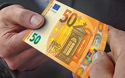 Tờ 50 Euro mới cực kỳ an toàn đi vào lưu thông