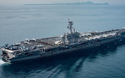 Kim Jong-un ra lệnh sẵn sàng tấn công tàu sân bay