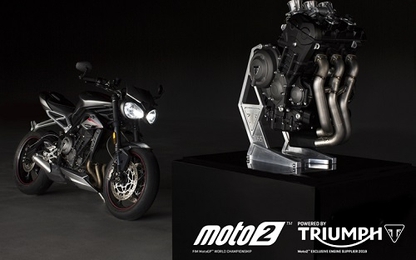 Triumph sẽ cung cấp động cơ cho giải xe đua Moto2