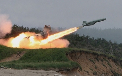 Dàn tên lửa diệt hạm bảo vệ bờ biển Triều Tiên