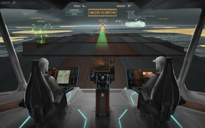 Tàu chở hàng Roll-Royce: không người lái, điều khiển từ xa bằng kính VR.