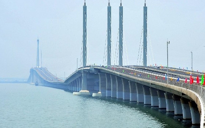 Trung Quốc hoàn thành đường hầm xuyên biển dài nhất, sâu nhất thế giới