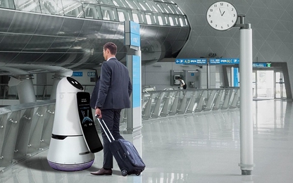 Sân bay Seoul sắp có “hướng dẫn viên” và "lao công" là robot của LG