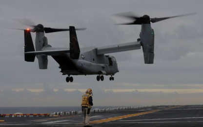 Máy bay quân sự Mỹ rơi ngoài khơi Australia