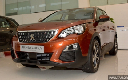 Malaysia bắt đầu bán Peugeot 3008 thế hệ mới, giá từ 762 triệu đồng