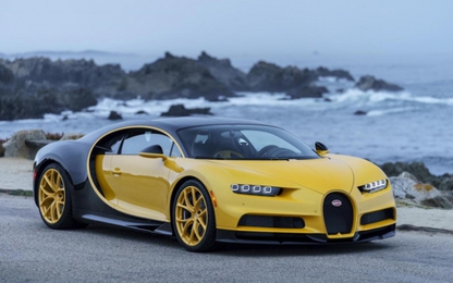 Bugatti Chiron giá 68 tỉ đồng đầu tiên đến Mỹ có gì lạ?