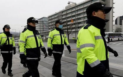 Cảnh sát Seoul cảnh giác cao độ trong chuyến thăm của ông Trump