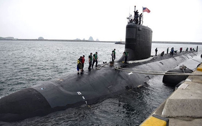 Tàu ngầm hạt nhân Mỹ tiếp cận bán đảo Triều Tiên
