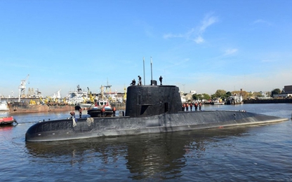 Phát hiện 4 mảnh vỡ kim loại nghi từ tàu ngầm Argentina mất tích