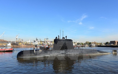 Tàu ngầm Argentina phát đi nhiều tín hiệu trước khi mất tích