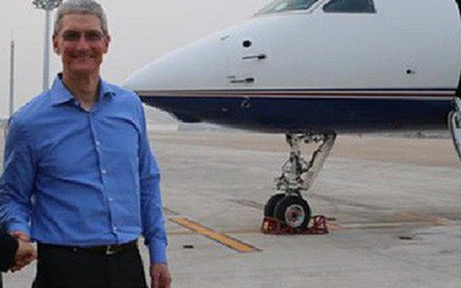 Apple buộc CEO Tim Cook phải sử dụng máy bay riêng