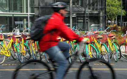 Google phải dùng GPS và khóa để bảo vệ xe đạp cho nhân viên
