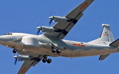 12 người có thể thiệt mạng trong vụ rơi máy bay quân sự Trung Quốc