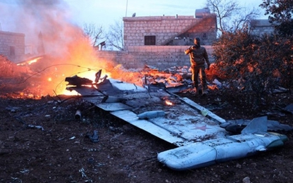 Chiến đấu cơ Su-25 của Nga bị bắn rơi ở Syria