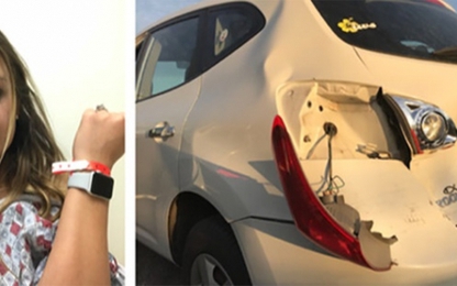 Nhờ Apple Watch, hai mẹ con được cứu mạng khỏi tai nạn xe hơi