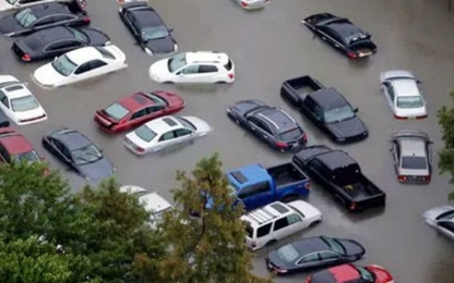 Ô tô ngập nước vì bão lũ tại Mỹ tìm cách sang Đông Nam Á