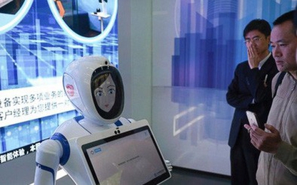 Thượng Hải có ngân hàng tự động với VR,robot và công nghệ quét khuôn mặt