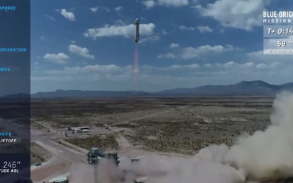 Blue Origin phóng thử nghiệm thành công tàu du lịch không gian