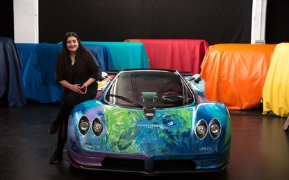 Siêu xe Pagani Zonda biến thành tác phẩm nghệ thuật 4 bánh