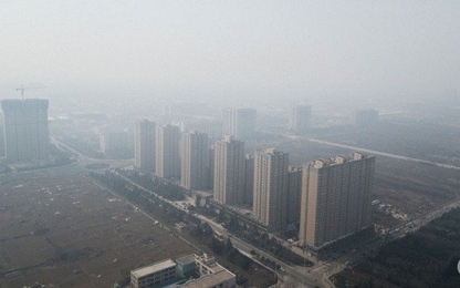 Bụi bao trùm thành phố Trung Quốc cứng hơn sắt thép