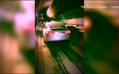 Elon Musk khoe xe điện chạy xuyên đường hầm dưới Los Angeles