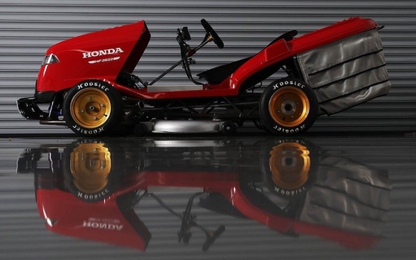 Honda tham vọng tái lập kỷ lục tốc độ với... máy cắt cỏ