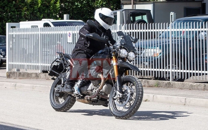 Lộ diện xe địa hình Moto Guzzi V85 đấu Ducati Scrambler Desert Sled