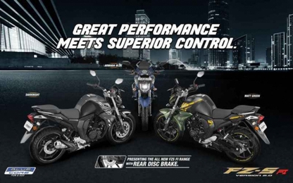 Yamaha FZ-S FI 2.0 2018 được bổ sung thêm phanh đĩa sau