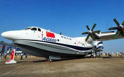 Trung Quốc thử nghiệm cất cánh thủy phi cơ lớn nhất thế giới