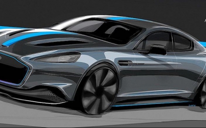 Aston Martin sẽ “so găng” với Porsche Taycan bằng xe điện RapidE