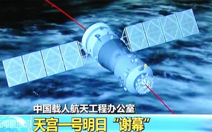 Năm 2019 trạm vũ trụ Trung Quốc sẽ rơi xuống Trái đất