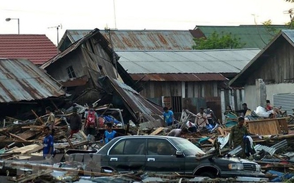 Đã có 420 người chết vì thảm họa kép ở Indonesia
