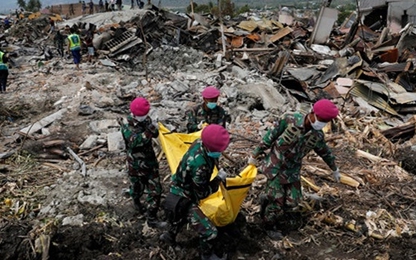 5.000 người mất tích sau thảm họa động đất, sóng thần ở Indonesia