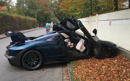 Mua được vài giờ, siêu xe triệu đô của McLaren đã gặp nạn