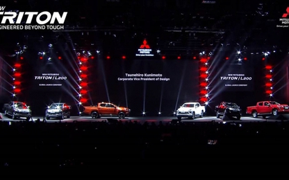 Mitsubishi Triton Dynamic Shield mới chính thức ra mắt toàn cầu