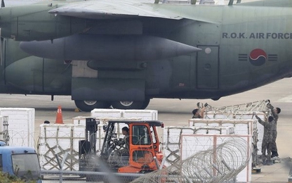 Hàn Quốc gửi tặng Triều Tiên hàng trăm tấn quýt qua đường hàng không