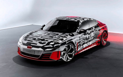 Sedan coupe Audi e-tron GT Concept sắp ra mắt toàn cầu